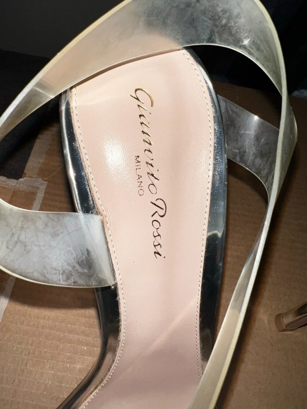 Milan Red  GIANVITO ROSSI Heels - Picture 5 of 5